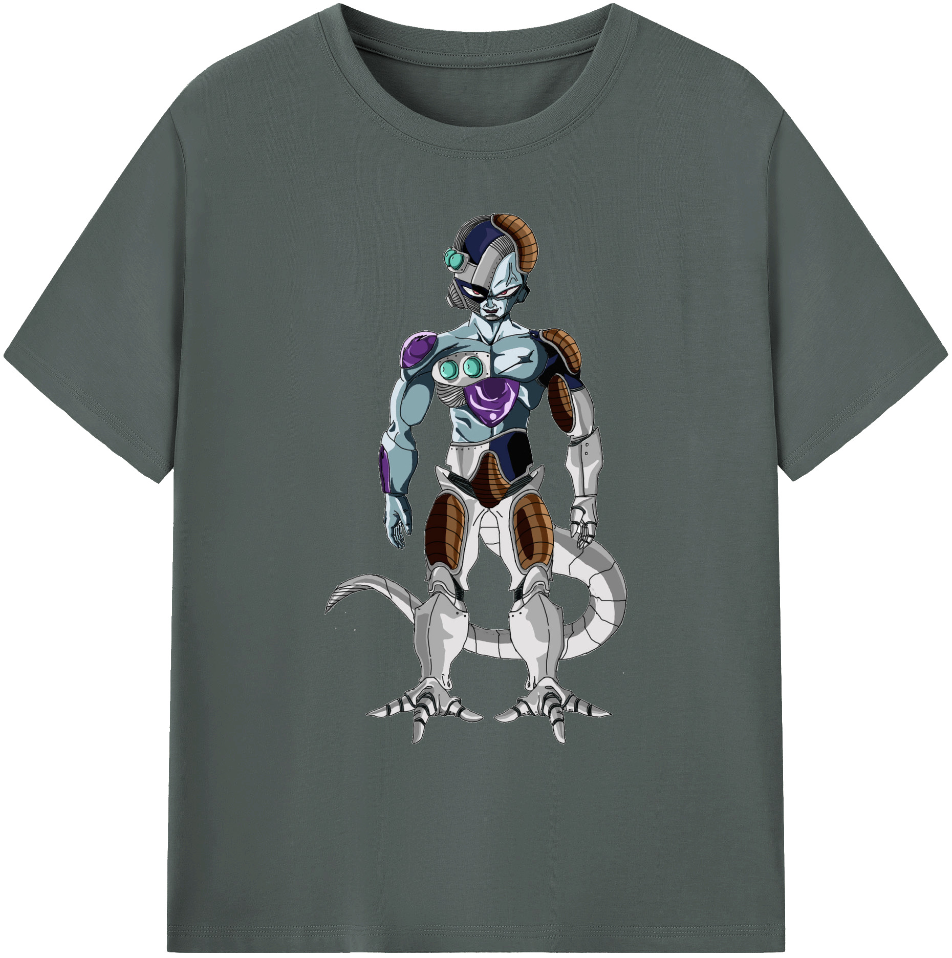 （画像用） ドラゴンボール クウラ DRAGON BALL Cooler Coora 綿100％ メンズ半袖Tシャツ｜肌触りやわらか＆通気性